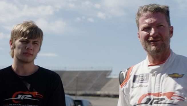 Featured image for Dale Jr.’s Enthusiasm for North Wilkesboro Contagious for Teammate Carson Kvapil