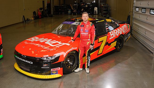 Featured image for BRANDT Continues Partnership with Justin Allgaier and JRM in 2022
