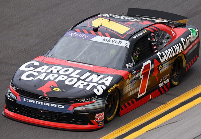 No. 1 Car Carolina Carports Paint Scheme