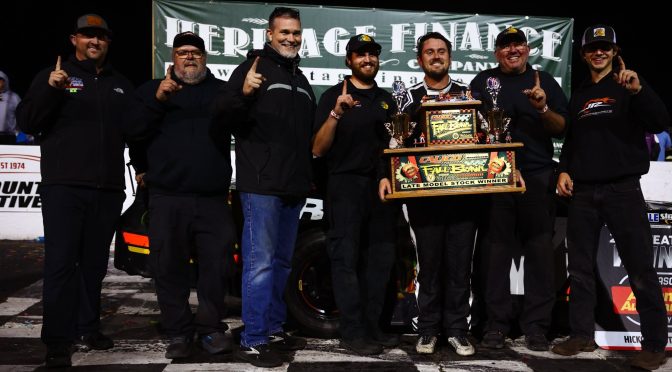 Featured Image for Hall Kicks Off JRM Late Model Journey with Pole, Fall Brawl Victory at Hickory