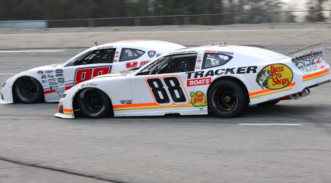 Featured image for Caden Kvapil, Connor Hall Rally, Post Solid Finishes in Florence Late Model Icebreaker 125