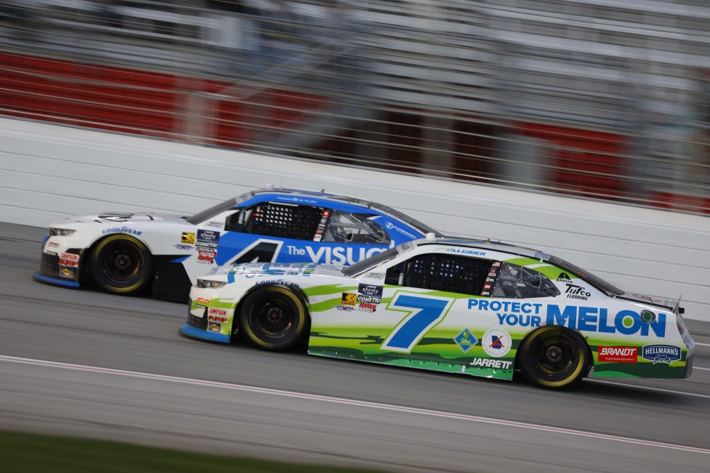 Allgaier Leads JRM with Runner-Up Finish in Tight Atlanta NXS
