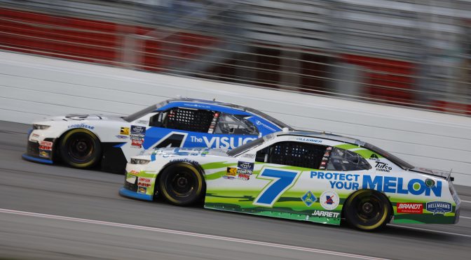 Featured Image for Allgaier Leads JRM with Runner-Up Finish in Tight Atlanta NXS Battle