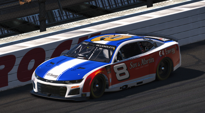 Featured Image for McCandless Solid in 11th, LaPradd Makes Progress as eNASCAR Coca-Cola iRacing Series Hits The Rock