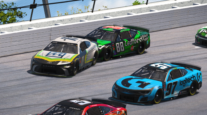 Featured Image for LaPradd Leads JRM, McCandless Caught in ‘Dega eNASCAR Coca-Cola iRacing Series Dust-Up