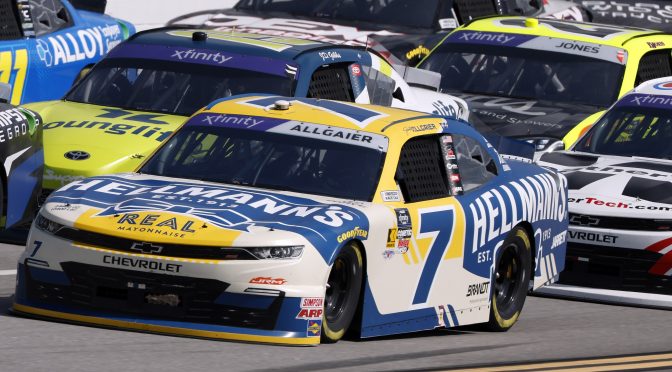 Featured Image for Allgaier Tops JRM Finishers in Wild NXS Talladega Tussle