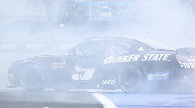 Featured Image for Suarez Drives Backup Car to Victory in Mexico for JRM