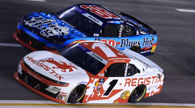 Featured Image for Kvapil Falls Just Short of Victory at Rainy EchoPark Speedway