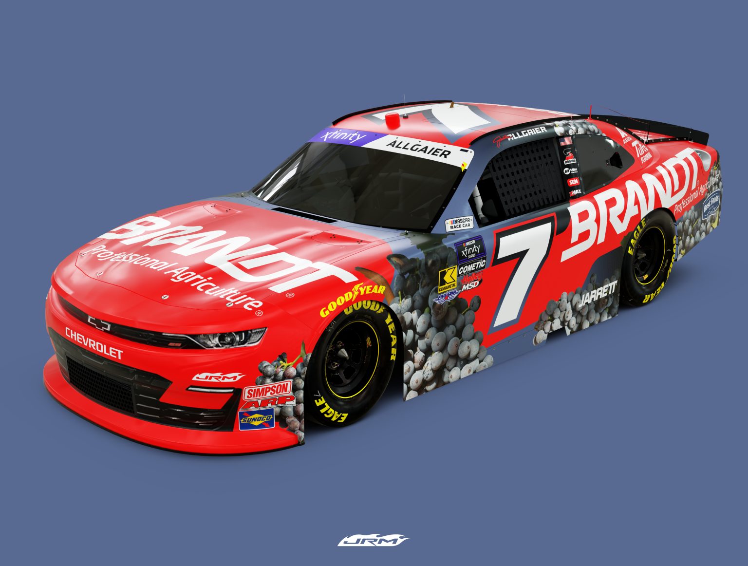 All Angles: No. 7 BRANDT Grapes Chevrolet - JR Motorsports