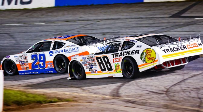 Featured Image for Hall Fifth, Dale Jr. Rallies to 10th in zMAX CARS Tour Blast at Anderson Motor Speedway