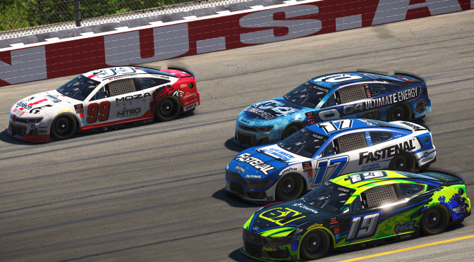 Featured image for McCandless 27th, LaPradd 40th in eNASCAR Coca-Cola iRacing Playoff Opener at Michigan