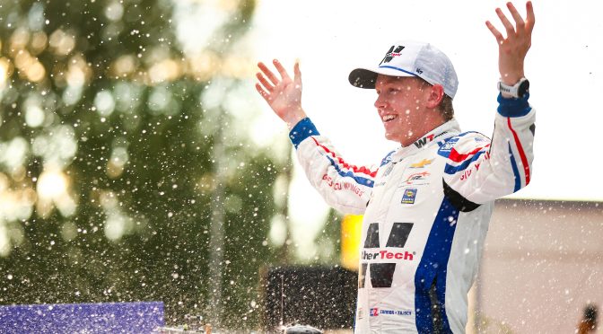 Featured Image for Zilisch Rebounds, Wins Again at Portland; Kvapil Locks In to NXS Playoffs