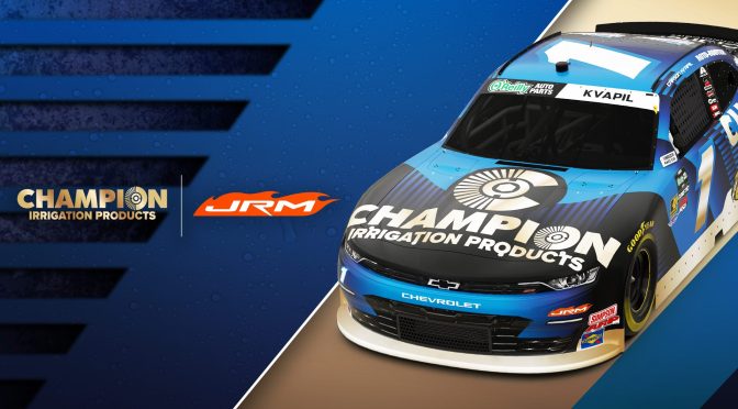 Featured Image for Champion Irrigation Products, JR Motorsports Join Forces for 2026