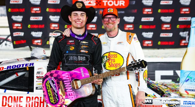 Featured image for Caden Kvapil Claims Nashville Fairgrounds Win in zMAX CARS Tour Music City Classic, Dale Jr. 12th in Return